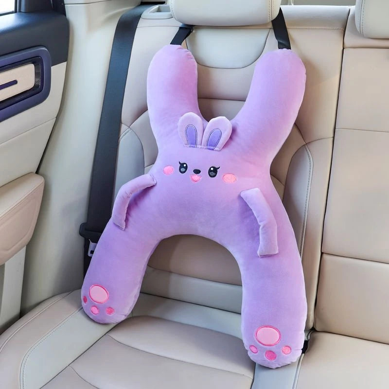 Children Car Pillow with Animal Design